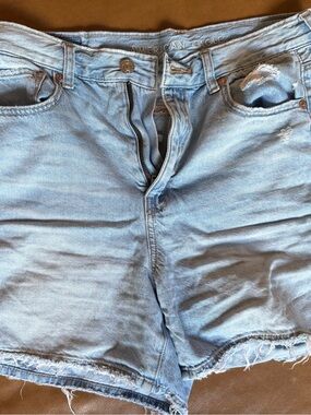 American Eagle Outfitters Light Wash Men’s Distressed Denim Shorts
